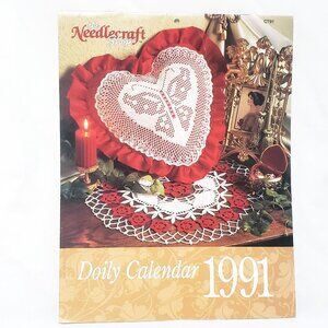 Doily Calendar 1991 by The Needlecraft Shop CT91 Crochet Pattern Booklet